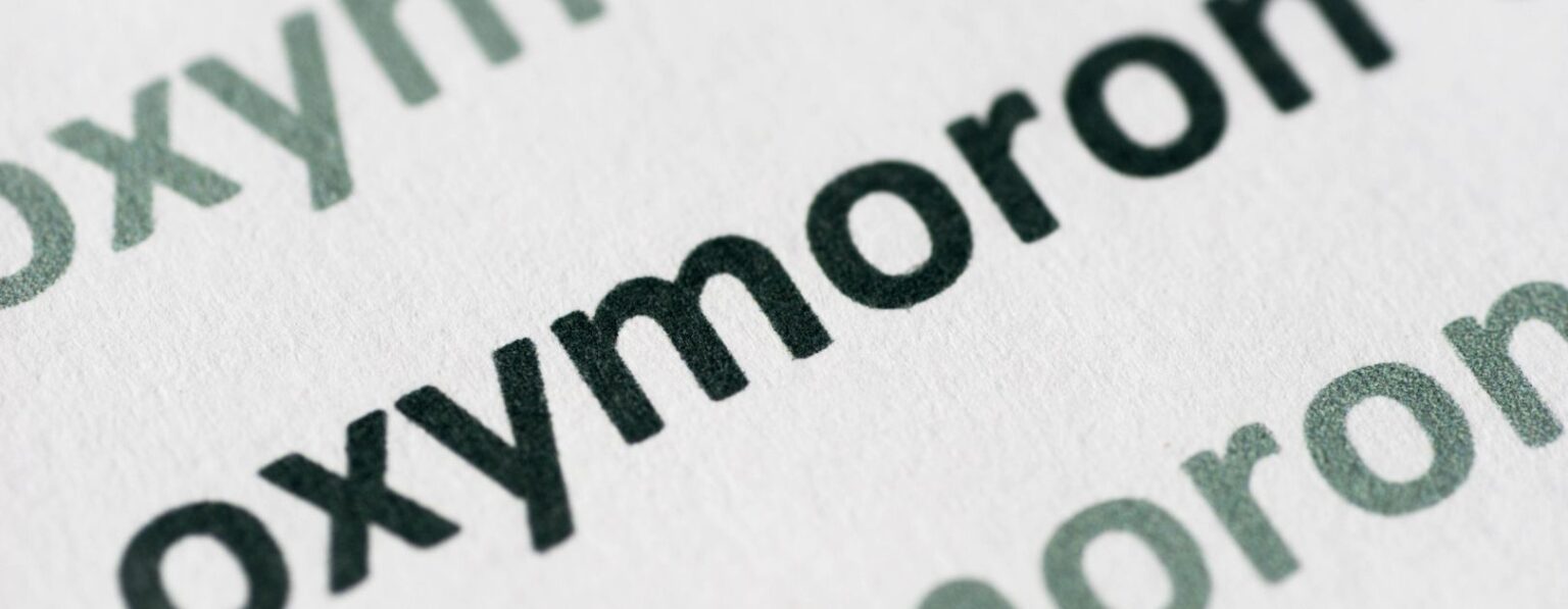 Image Thumbnail WHAT IS OXYMORON? DEFINITION, SENTENCE, & EXAMPLES